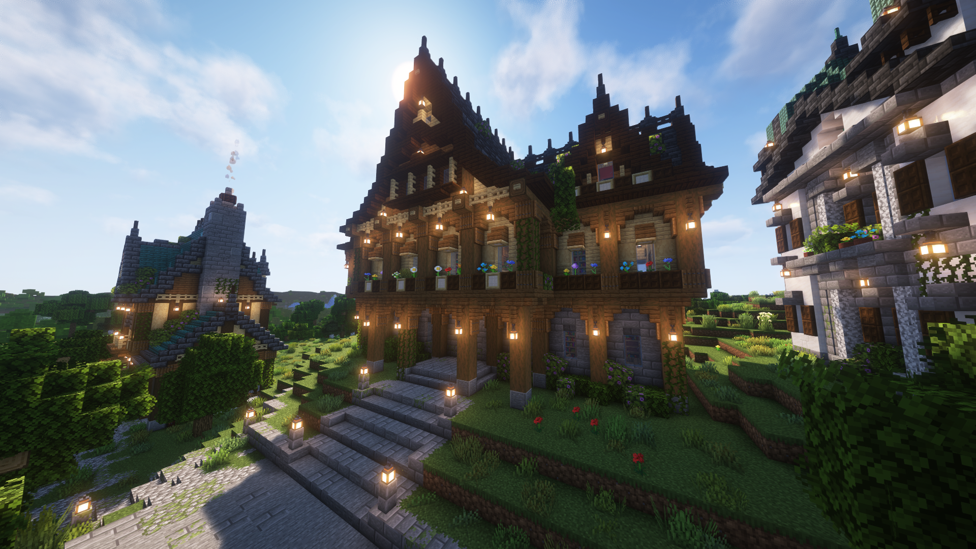 Day Scene 2 - The realm bathed in sunlight