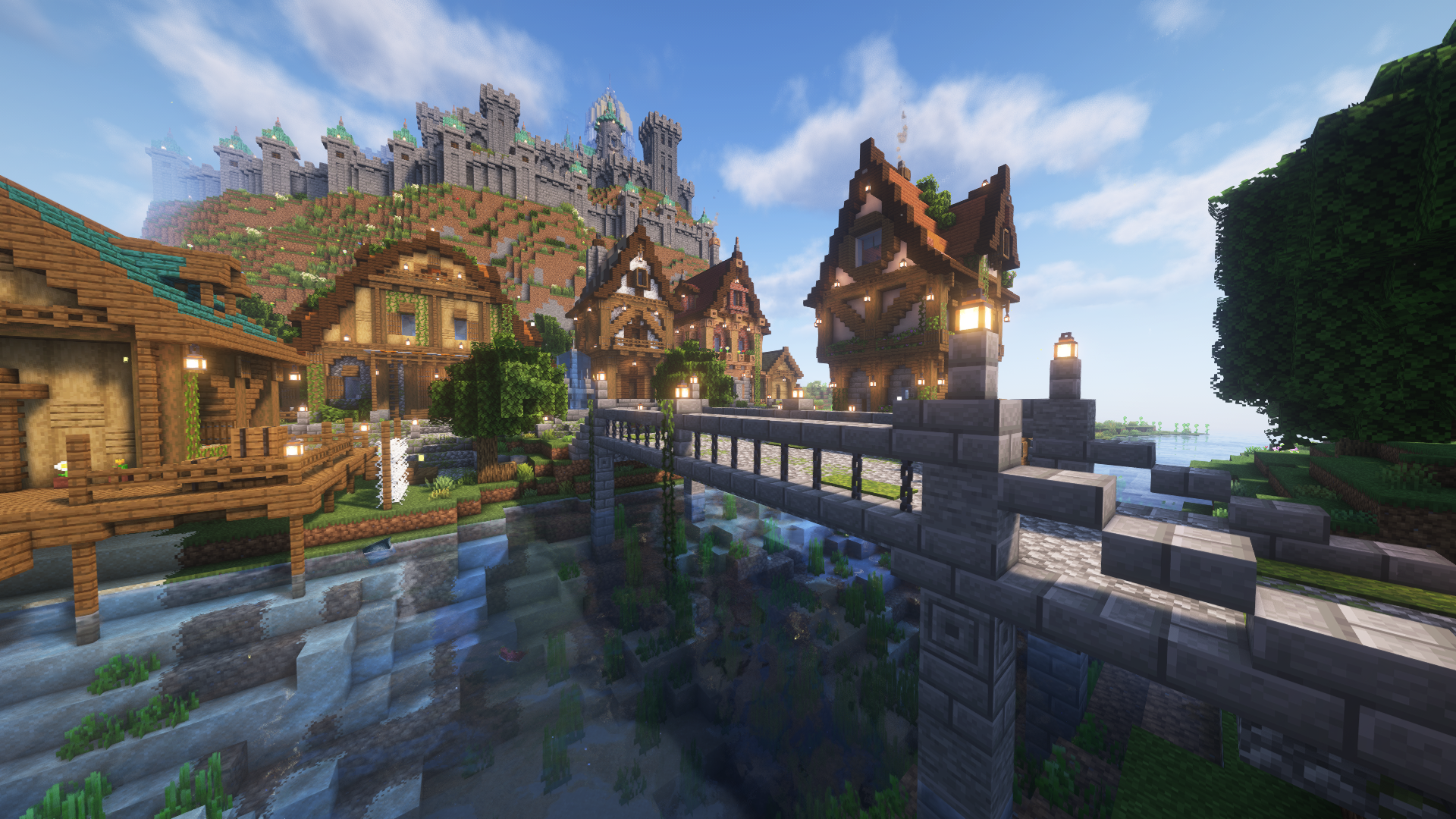 Day Scene 8 - Sunlit landscapes