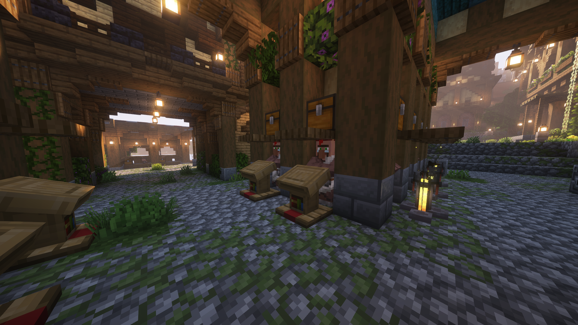 Villager Scene 3 - Community and commerce