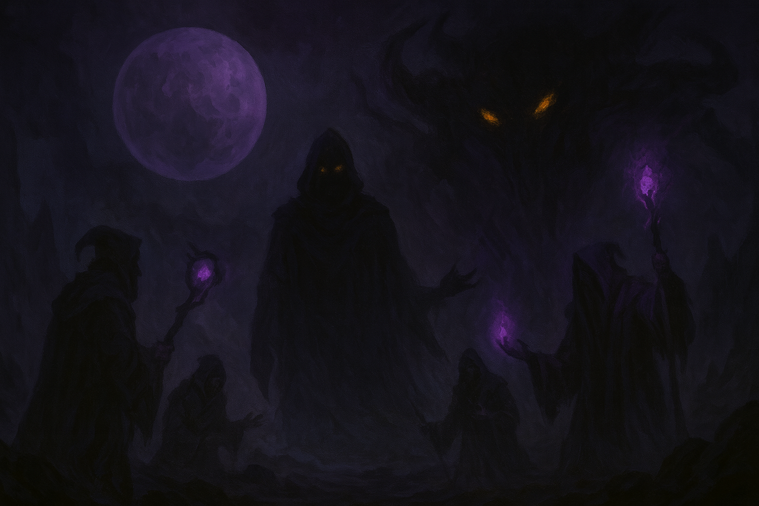 The Rise of the Umbral Veil - A cult of warlocks seeking to corrupt the Aetherwell