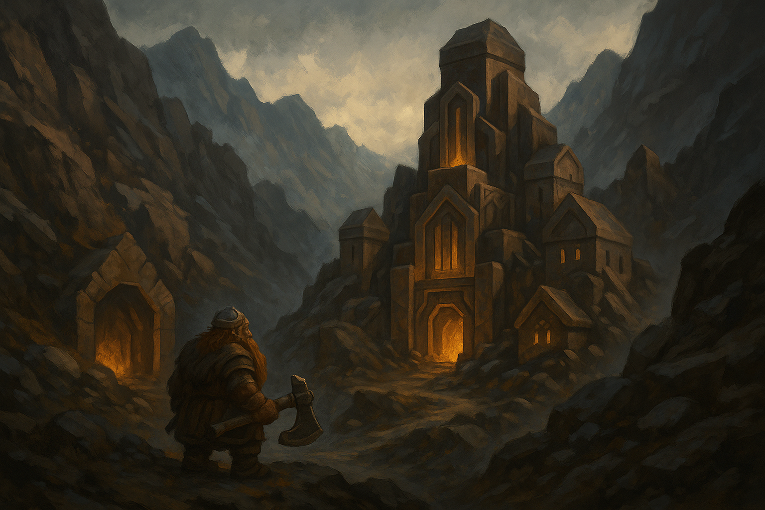 The Stoneborn Dominion - Dwarven clans beneath the mountains